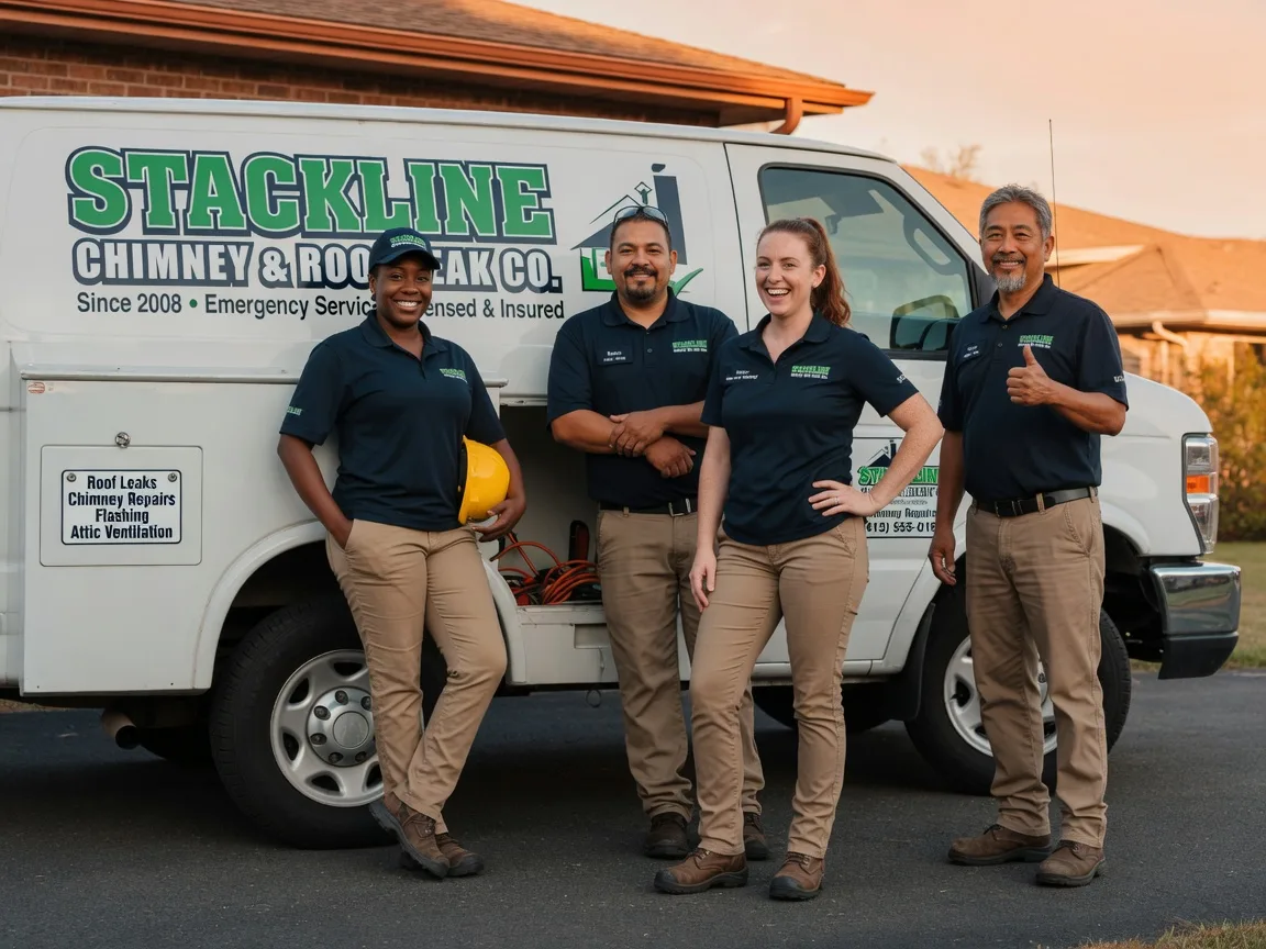 Chimney flashing repair company in Clute, TX